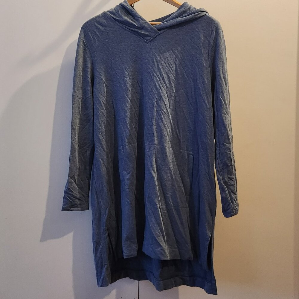 Pure Jill Luxe Tencel Hooded Sweatshirts Tunic Flare